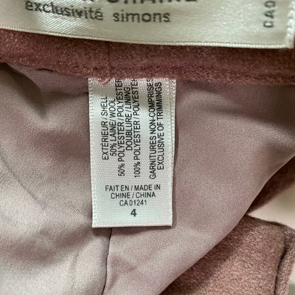 Simons Contemporaine Wool Blend Cropped Pants - Picture 7 of 10